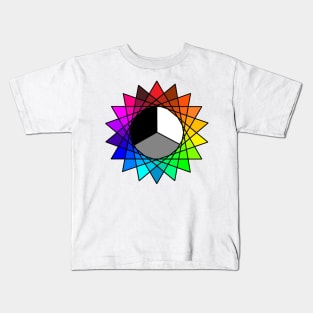 Stained Glass, Version One Kids T-Shirt
